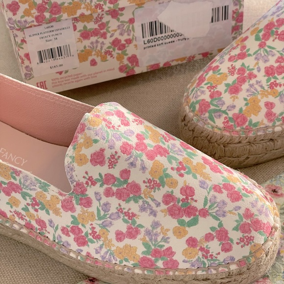 LOVESHACKFANCY x MANEBI Fruity Punch Platform Espadrilles - Women’s Size 7. & 8 - Picture 9 of 13